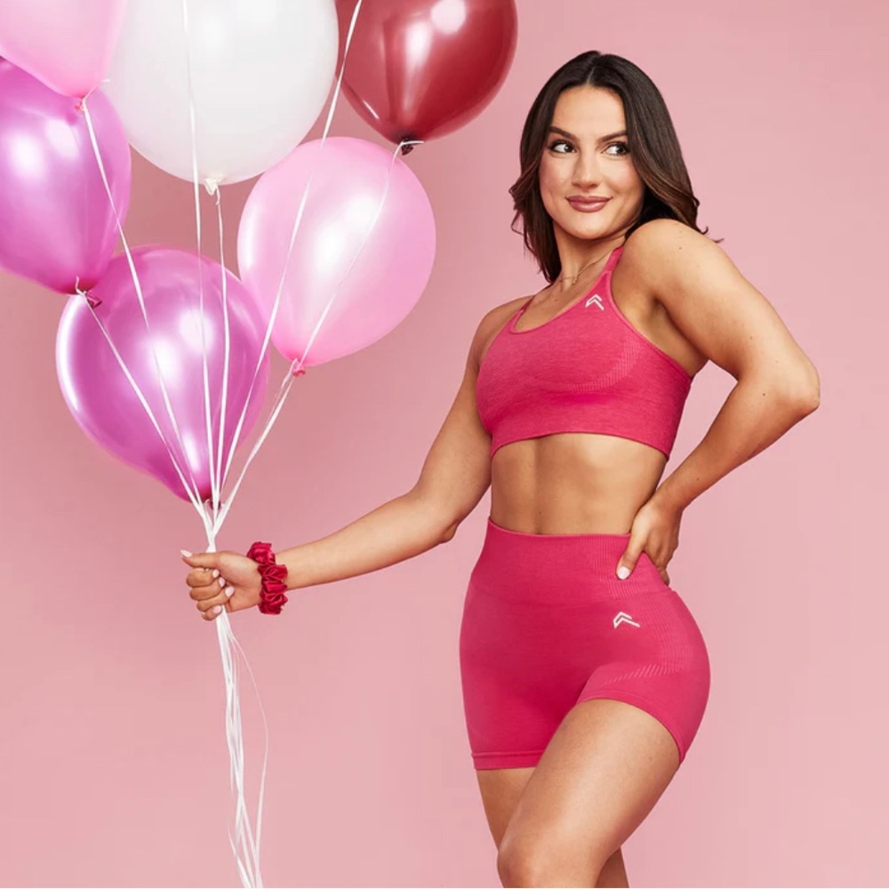 Oner Active Birthday Collection Seamless Bralette- Berry Bloom